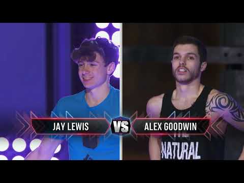 Jay Lewis vs. Alex Goodwin - Semifinals Fast Forward | American Ninja Warrior Season 15
