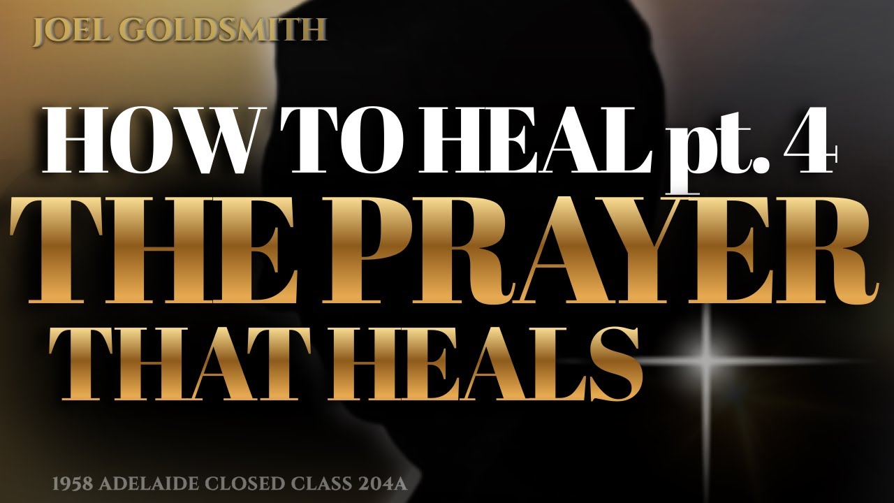 Joel Goldsmith: Contemplative Prayer That Actually Heals | God Appearing As Form Adelaide 1958