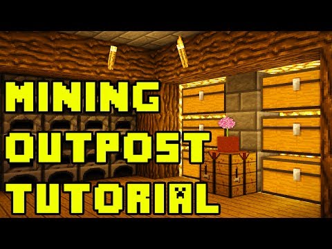TheNeoCubest - Minecraft Mining Base Tutorial (How to Build Ideas)