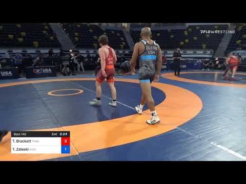 87 Kg Semifinal - Tommy Brackett, Tennessee Vs Terrence Zaleski, Marines