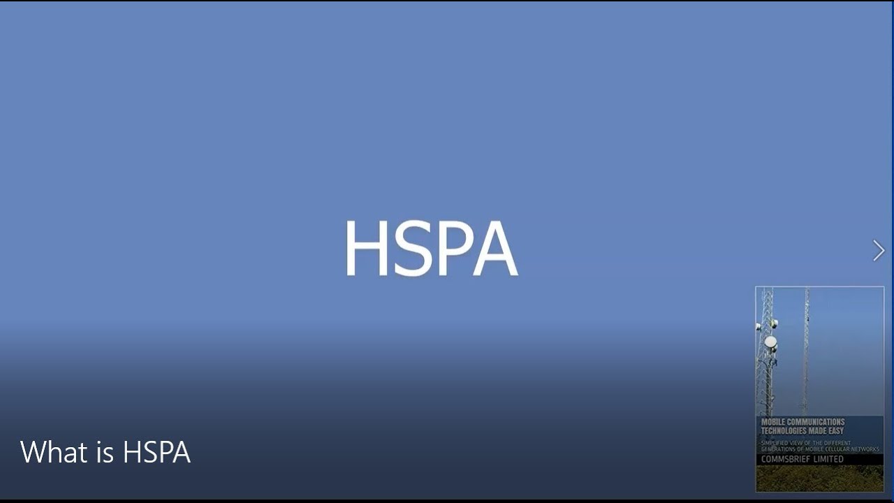 Boosting Mobile Speeds with HSPA Technology