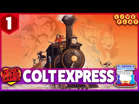 Colt Express (Ludonaute) Live Play Through with 4 players
