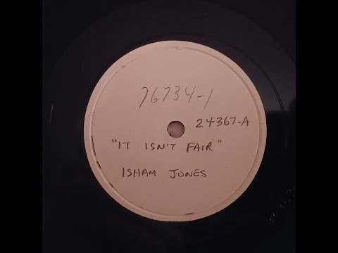 ISHAM JONES   IT ISN'T FAIR   Vic Test BS 76734 1