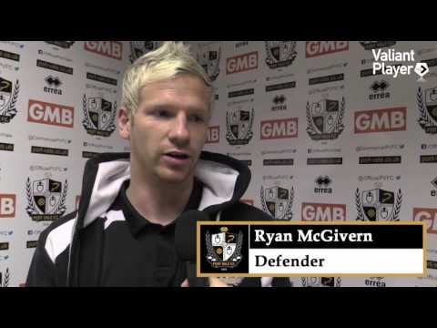Freeview: Ryan McGivern Pre Southend United (A) - 2015/16