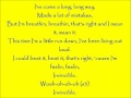Invincible - Hedley Lyrics (Non Rap Version) 