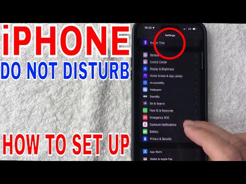 ✅  How To Set Up Do Not Disturb On iPhone 🔴