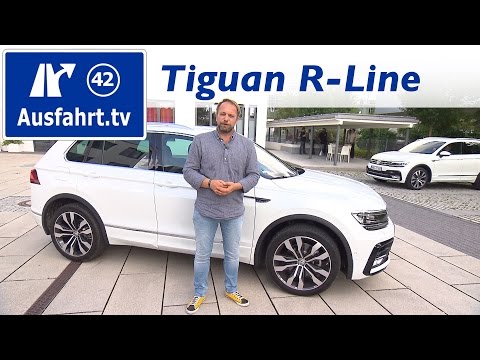 2016 VW Tiguan R-Line 240 PS TDI - Fahrbericht der Probefahrt, Test, Review