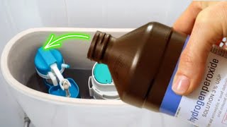 Pour Hydrogen Peroxide in Your Toilet Tank and Watch The Magic Happen