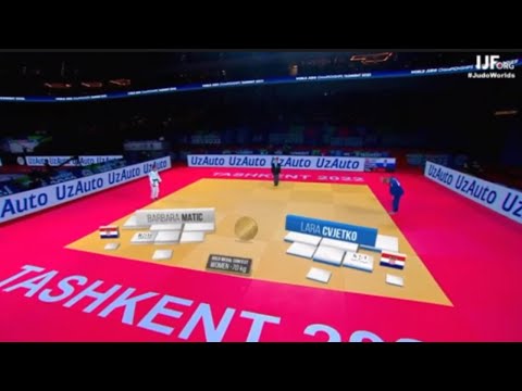 Barbara Matić vs Lara Cvjetko | Final -70 World Judo Championships Tashkent 2022
