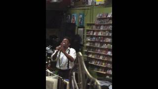 Donnie doing People Person @ Moods Music