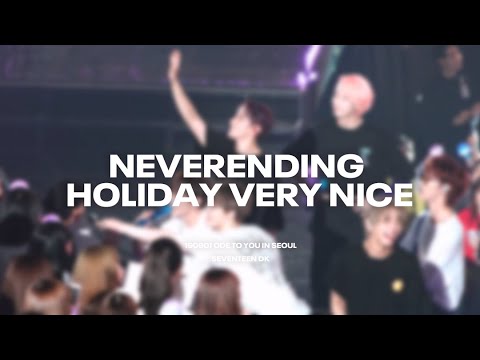 190901 ODE TO YOU IN SEOUL 세븐틴 도겸 NEVER ENDING HOLIDAY 아주 NICE
