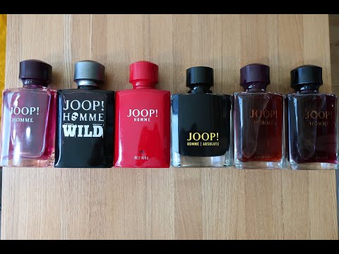 Best of Joop, Joop Homme EDT, Homme Wild, Homme Red King, Homme Absolute, Homme EDP, Homme Le Parfum