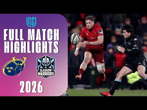 Glasgow Warriors vs Munster Full Match Highlights | United Rugby Championship 2025–26