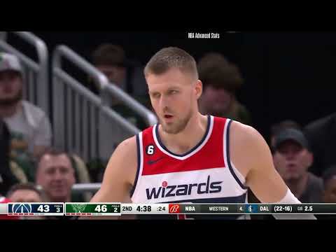 Kristaps Porzingis 22 pts 9 reb vs Milwaukee Bucks | 2023-01-03