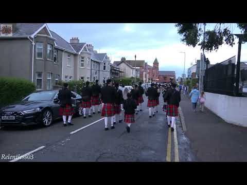 Benraw Pipe Band @ Star Of Down F.B.'s Parade ~ 23/08/24 (4K)