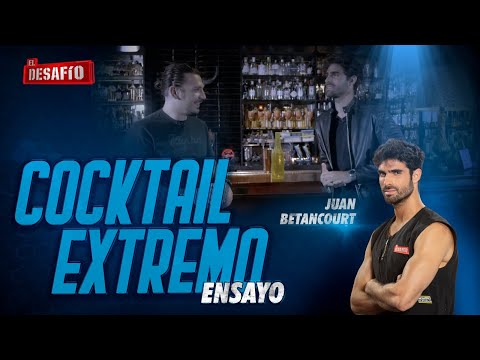 Los ensayos de Juan Betancourt como bartender - El Desafío