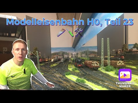 Modelleisenbahn H0, Teil 23 Bahnhofsvorfeld vom Kopfbahnhof