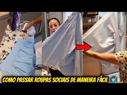 Como Passar Roupas Sociais de Maneira Fácil 🧙‍♀️🧹