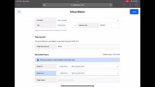 How to edit an employee timecard in Square