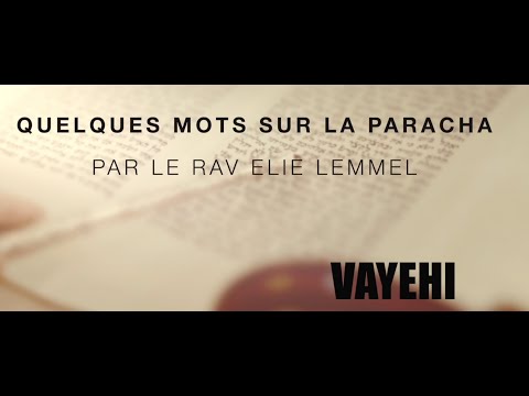 Jure-le moi ?! Rav Élie Lemmel - Parasha Vayéhi