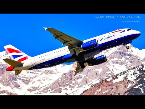 1 HOUR PLANESPOTTING COMPILATION from WONDERFUL and SPECTACULAR AIRPORTS
