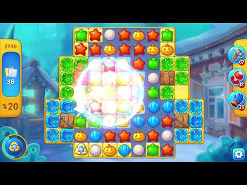 Fishdom 2246 Level - NO BooSTERS