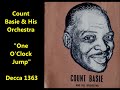 Count Basie & Orchestra "One O'Clock" on Decca 3708 (1937) great Lester Young solo