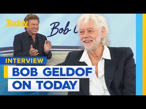 Sir Bob Geldof catches up with Today | Today Show Australia