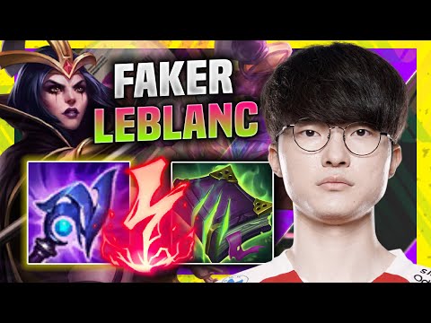 FAKER BRINGS BACK HIS ICONIC LEBLANC! - T1 Faker Plays Leblanc Mid vs Sylas! | Season 11