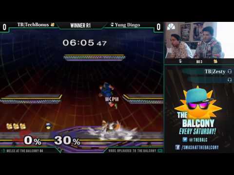 Melee @ the Balcony 84 - Winners R1 ft. TB|TechBonus (Fox) VS Yung Dingo (Falcon)
