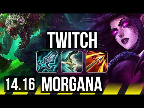 TWITCH & Seraphine vs MORGANA & Senna (ADC) | 13/2/9, 1500+ games | NA Master | 14.16