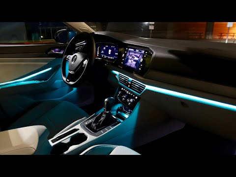 2019 Volkswagen Jetta With Sweet Ambient Lights | Exterior/Interior Night Review