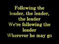Following The Leader Lyrics