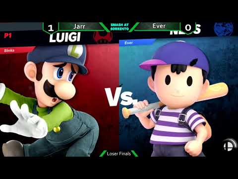 Smash at Sorrento #2 - Loser's Finals - Ever (Ness) vs. Jarr (Luigi)