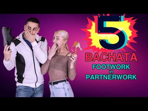 5 LEADING Footwork Patterns to SPICE UP your BACHATA | Marius&Elena Bachata