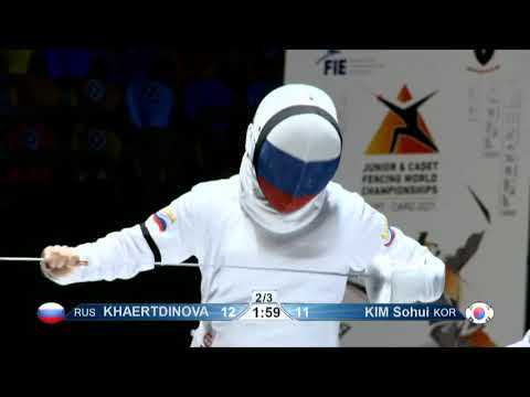 Fencing World Championships Egypt Cairo 2021 - Junior Individual Epee Finals