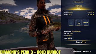 Diamond's Peak Photo Challenge 3 - Catch A Gold Rank Burbot - COTW : The Angler