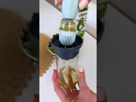 Dispenser Bottle With Silicone Brush 2 In 1, Silicone Dropper Measuring Oil #shorts #youtubeshorts