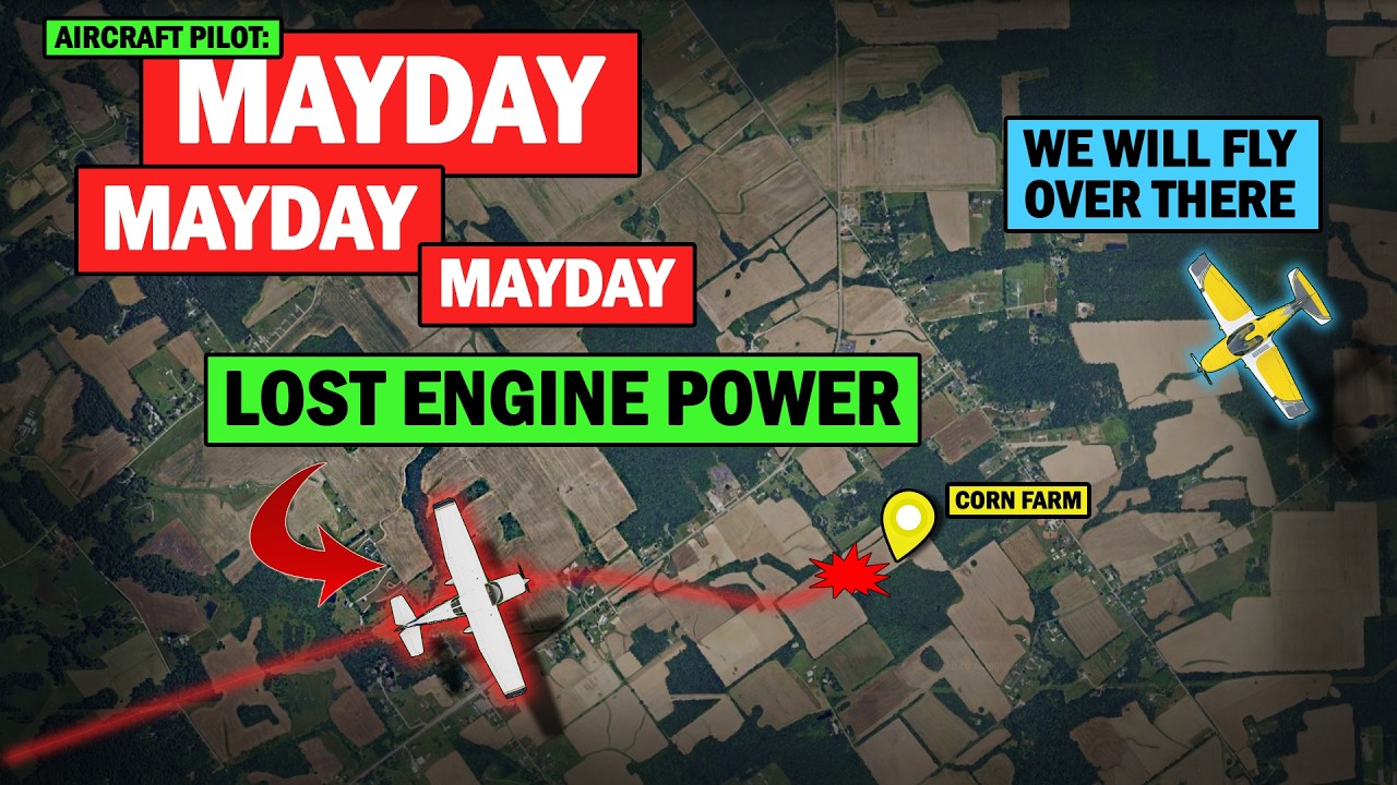Pilot Lands in Corn Field After Engine Quit | Then Took Off AGAIN!