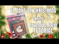 12 Days Of Christmas 2025 Day 7 Envelope Folio Tutorial