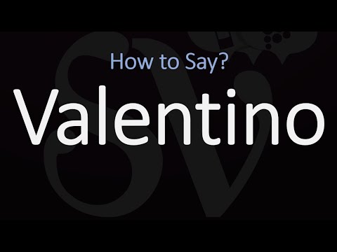 How to Pronounce Valentino? (CORRECTLY)