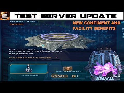 TEST SERVER UPDATE Forward Station | A.N.V.I.L | Facility and Continent Benefits, YUMI Changes