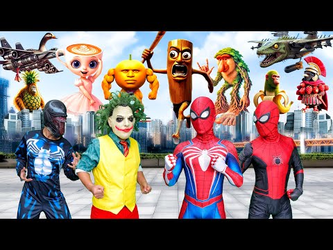 Team Brainrot vs Team Spiderman || SPIDER-MAN's Story New Season 1 ( All Action, Funny )