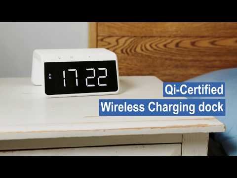 Smart Alarm Clock with Wireless Charging video thumbnail