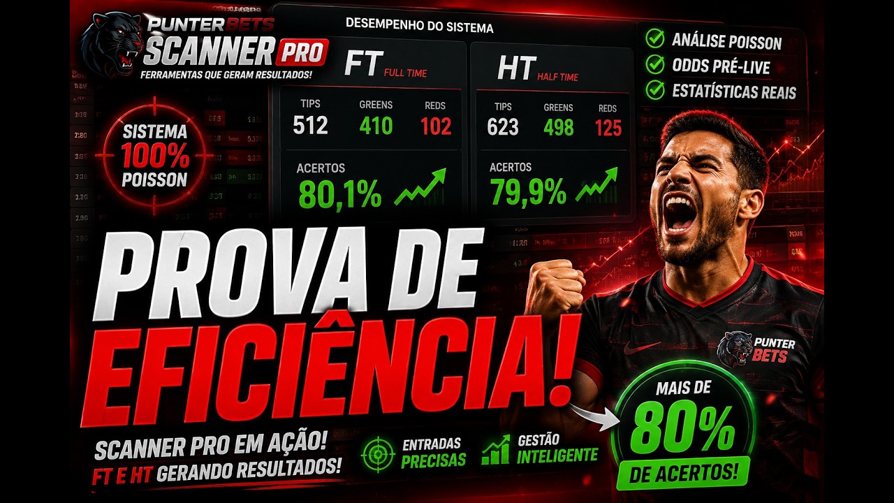 +80% DE ACERTOS! 🔥 SCANNER PRO EM TESTE: ERROS, GREENS E REDS no FT e HT | O Simples que FUNCIONA!