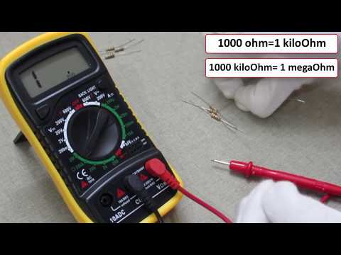 Wie überprüfe und messe ich den Widerstandswert mit einem digitalen Multimeter?