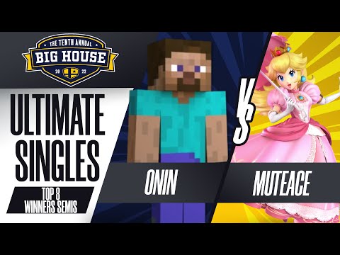 Onin vs MuteAce - Ultimate Singles Top 8: Winners Semis - TBH10 | Steve vs Peach