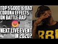 TOP 5 GOOD AND BAD CORONA EFFECTS ON BATTLE RAP EVENTS IN 2020 RBE