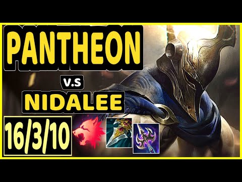 XLB (PANTHEON) vs NIDALEE - 16/3/10 KDA JUNGLE CHALLENGER GAMEPLAY - KR