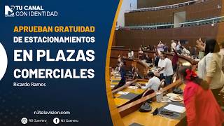 Aprueban gratuidad de estacionamientos en plazas comerciales